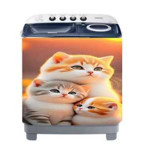 Stiker Kulkas 1 Pintu /Kulkas 2 pintu/Kompor/ Mesin Cuci / Ricecoker Motip Kucing ( COD ) Fly Star Store