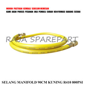 SMO410 SELANG MANIFOLD / SELANG MANIFOLD 90CM KUNING R410 800PSI