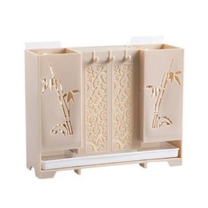 (Ready Stock)1PC kitchen knife rack chopsticks rack multi-functional cutting board pot cover rag draining storage rack Soporte Para Cuchillos Rak simpanan