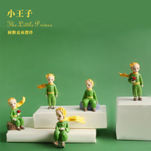 DUKEEN Lovely The Little Prince Rose Mini Figure Resin Figurine Collection Model Doll for Girl Boy Gift Home Desktop Decoration
