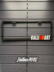 RALLI ART - Car Plate Frame