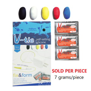 3 pcs Mouldable Glue / Self-setting Silicone (V-Tie)