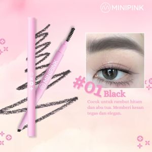 MINIPINK Eyebrow Automatic Pencil Tahan Air Pigmen Pensil Alis MP008
