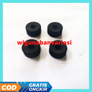 Karet Stabil Strut Ukuran 16x41x20 mm Panther Bahan Karet Ban isi 4 pcs