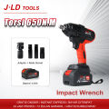 JLD Cordless impact wrench J88S impact jld 650nm terbaru impact baterai bor 88VF Bor bolak balik bor impact buka baut motor/CVT dan membuka baut ban mobil,bisa COD. 