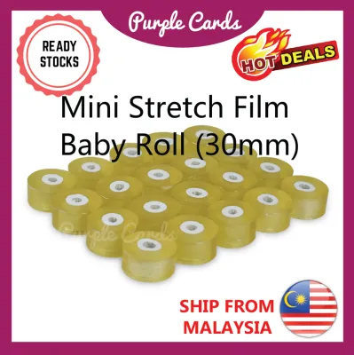 Stretch Film / Baby Roll Mini Stretch Film 30mm / PE Stretch Film / PE Wrapping Film / PE Film / Packing Film