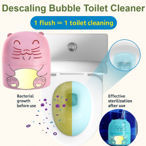 Automatic Toilet Bowl Cleaner Toilet Flush Cleaner with Refreshing Fragrance Bleach