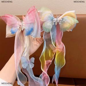 [COD] WEICHENG Childrens Hair Accessories Bows Ribbons Braided Hairpins Headdresses Summer Girls Princess Hairpins