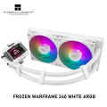 Thermalright Đông Lạnh Warframe 360 Đen CPU Tất Cả Trong Một làm mát bằng nước 2.4Inch Màn Hình Màn hình LCD PC AIO CPU làm mát bằng chất lỏng Tản Nhiệt Hệ thống làm mát bằng nước. 