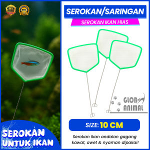 SEROKAN SARINGAN UKURAN 10 CM SEROK SESER IKAN CUPANG GAGANG KAWAT