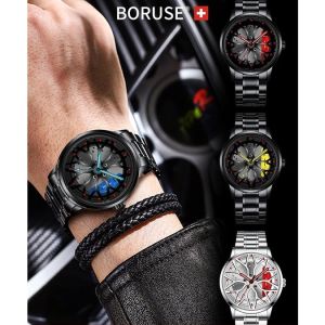 Sunrichh BorusVechk Style Alloy Mid-Arm Mens Watch Luxury Electric Night Light