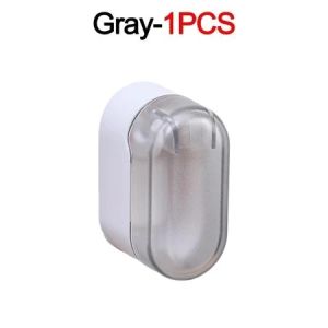 Convenient Pull-out Toothbrush Holder Punch Free Wall Mounted Rack Flip-top Toothbrush Holder Cover Bathroom Storage Tool