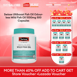Swisse Ultiboost Fish Oil Odourless Wild Fish Oil 1000mg 500 Capsules Supports HeartBrainEye&Joint Health Chemist Warehouse