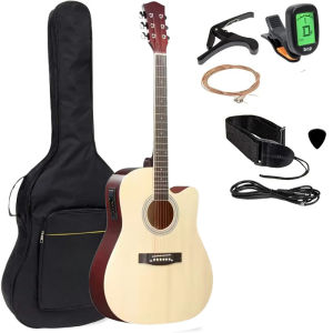 KAWES Electric Acoustic Guitar 6 String  41 inch Acoustic Electric Guitar With 4EQ PICKUP Acoustic-Electric Guitars