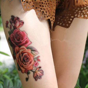 Sticker Tatto temporary - Tato 3D - Tato Bunga