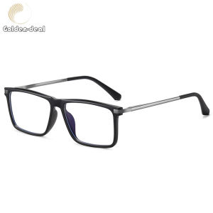 【Ready Stock】Glasses for Men New Men Eyewear Glasses Mens TR90 Ultra Light Anti-Blue Ray Glasses Male Business Casual Eyeglasses Square Plain Replaceable Lens Eye Glasses with Myopia Frame for Men Man
