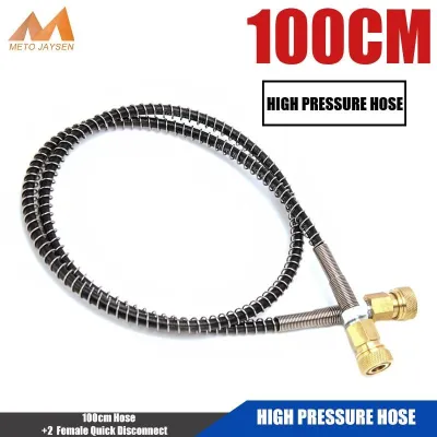 20cm 50cm 100cm M10x1 Thread Long High Pressure Nylon Hose for PCP Air Pump Pneumatics spare parts