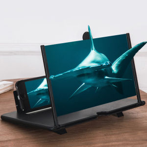 12.12 Hot Deals 1212 insider picks【PREMIUM】Super HD High Definition Big 12 inch 3D Mobile Phone Screen Magnifier Stereoscopic Enlarged Amplifier Stand