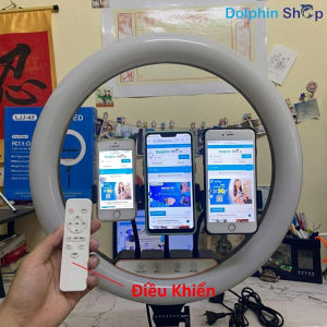 Đèn Livestream size 45cm Dành Cho Make Up Bán Hàng Online Cảm Ứng Và Điều Khiển Từ Xa