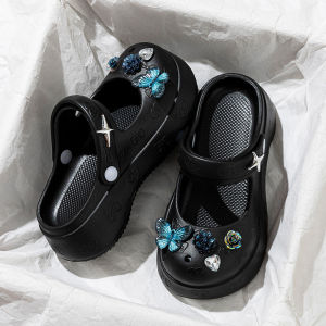 [Free Shipping] WomenS Sandals Clogs Outdoor Slip-On Beach Shoes Home Slippers WomenS Closed-Toe Slippers