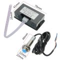 Modul Tachometer 4 Digit Display RPM Sensor Kecepatan Proximity Sensor. 