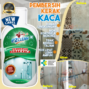 EZCLEAN GLASS CLEANER PEMBERSIH JAMUR KACA PEMBERSIH KACA SHOWER PEMBERSIH AQUARIUM PEMBERSIH CERMIN PEMBERSIH KERAK KACA