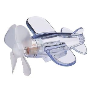 Wind Powered Small Aircraft Bike Helmet Decoration Light Bicycle Handle Stroller Accessories