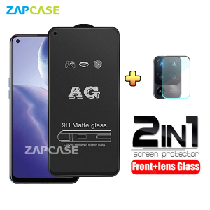 PAKET 2in1 Tempered Glass Anti Glare Oppo Reno 5F Free Tempered Glass Camera Lens