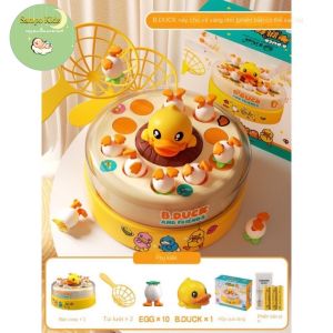 B.duck Lưới Đánh Bắt Cá Hình Vịt Vàng Nhỏ Tập Trung Cho Trẻ Em