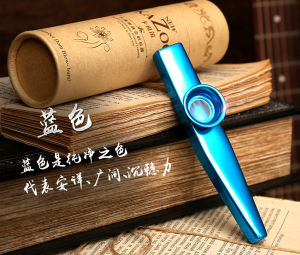 Metal Kazoo Flute Lightweight Portable For Kids Party Gift Beginner Flute Instrument Music Lovers Woodwind Instrument