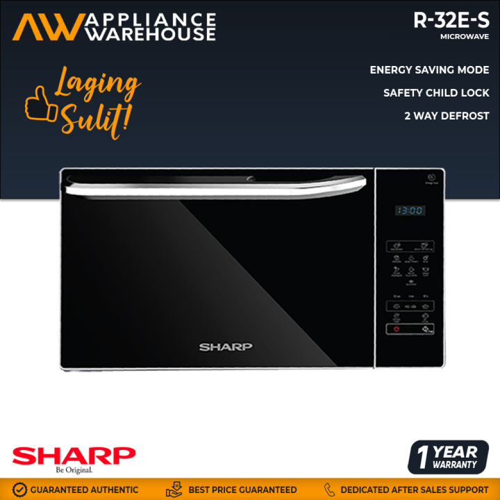 Sharp Microwave Oven R32E(S) 25 Liters[Appliance Warehouse] Lazada PH