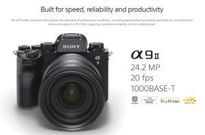 Sony (ILCE-9M2) a9 II full-frame camera with pro capability A9M2 A9MII A92 A9II ALPHA