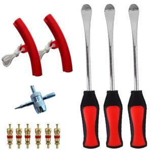 NOONOR Rim Protector Tire Changing Levers Bike Tire Levers Tyre Repair Tire Repair Tool  Tire Pry Bar Auto Spoon Tire Kit
