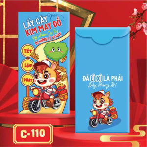 COMBO 10 Bao Lì Xì Tết Bính Ngọ 2026 - BỘ LÌ XÌ HOẠT HÌNH HOTTREND NGỰA Giấy C150 Dày In Sắc Nét Giá Sỉ