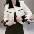 Aó khoác blazer nữ phong cách châu âu chất dạ twed cổ áo vest mẫu mới hót thời trang cao cấp hiện đại. 