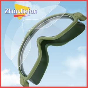 zhanjietun แว่นตาว่ายน้ำเด็กกรอบใหญ่ป้องกันหมอกกันน้ำแว่นตาว่ายน้ำสำหรับเด็กมีหลายสีให้เลือก