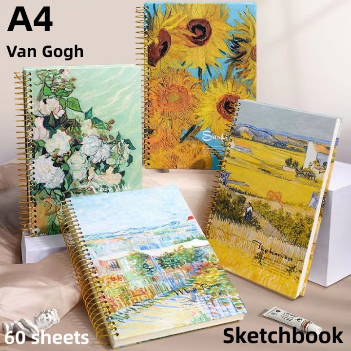 A4 Thick sketchbook hard case art sketchbook Graffiti painting loose ...