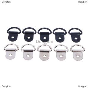 [COD] Donglon 10ชิ้นตะขอยึดแบบดึงรูปตัว D ทำจากสเตนเลสสตีลแหวนผูกลงสินค้าเหล็กสำหรับรถพ่วง RV เรืออุปกรณ์เสริม
