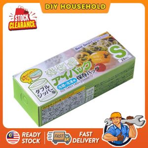 DIY House Hold 10/15/20pcs Freezer Bags Resealable Bags Reusable Fresh Food Preservative Bag Fresh Keeping Ziplock Storage Bags Fresh Double Ziplock Bags Multifunction Kitchen Organizer Pouch Ziplock