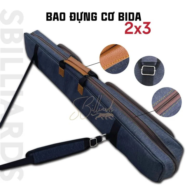 BAO ĐỰNG CƠ BIDA 2x3. BAO VẢI ĐỰNG CƠ BIDA