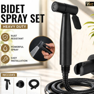 Bidet Spray Set Heavy Duty 3In1 Bathroom Hand Held Shower water Spray Set Toilet