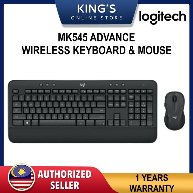 Logitech Mk545 Advanced Wireless Keyboard And Mouse Combo Lazada 5622