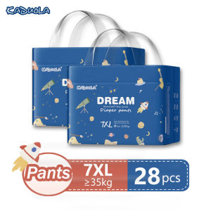 [Buy 1 Take 1] Kaduola Extra Soft Diapers – 12-Hour Dryness No Leaks for Active Babies (4XL-7XL) Hypoallergenic & Skin-Friendly for Sensitive Skin