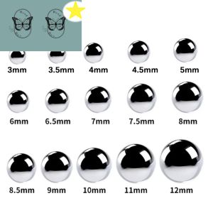 GLdailyToolsMix 20/50/100Pcs Solid Steel Balls Iron Ball 6 6.5 7 7.5 8 8.5 9 9.5 10 11 12mm