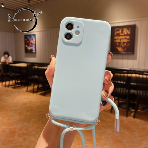 CN Slingcase Softcase Casing Candy macaroon pelindung kamera polos tali lanyard casing hp REALME 5 REALME 5 PRO REALME 7i REALME C17 REALME 8 REALME 8 PRO REALME C11 REALME C15 REALME C20 REALME C21 REALME C21Y REALME C25 REALME C12 [SM]