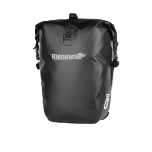 Rhinowalk Fully Waterproof Bicycle Rear Rack Pannier Bag Quick Release 25L Large Capacity 2 colors Wear resistant Cycling Travel Storage Shoulder Bag For Mountain Road Travel Bike
