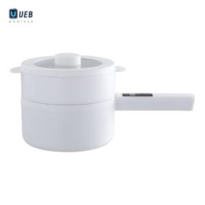Ueblock✈ Ramen Cooker with Steamer Non-Stick Frying Pan Multi-function Cooker for Dorm Room Travel RV Hotel