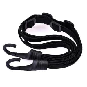 60cm Motorcycle Elastic Rope Strap Retractable for Helmet and Luggage Fixed with Hooks Helmet Rope Secure Lock 1/2pcs