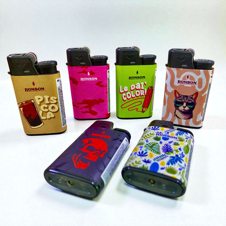 Combo 6 hộp Bật lửa vuông, Hột quẹt vuông Ronson Chính Hãng – Thiết Kế ...