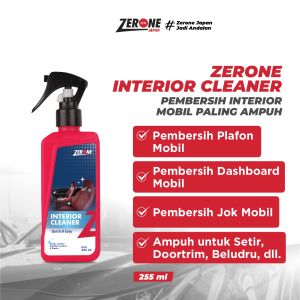 Pembersih Interior Mobil Jok Stir Dashboard Doortrim Plafon Zerone Japan Interior Cleaner 255 ml